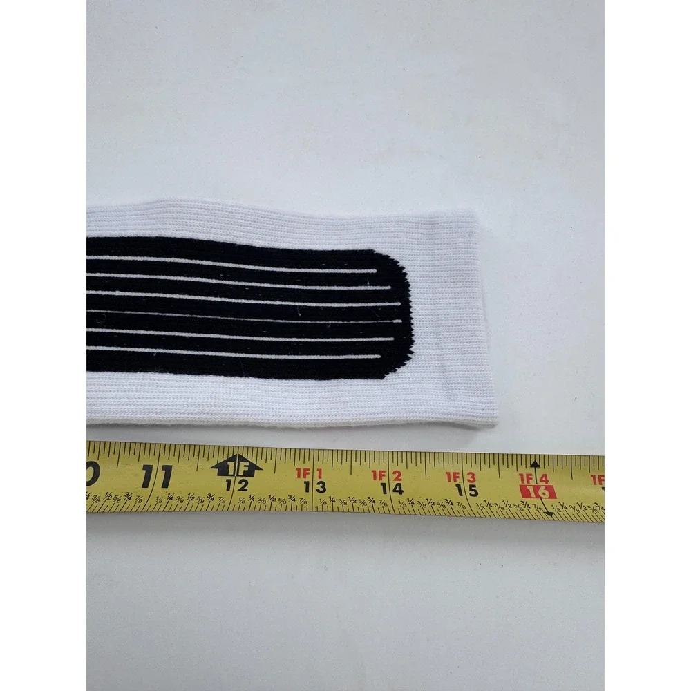 Connor Bedard 98 Crew Socks Mens White Chicago Blackhawks Hockey